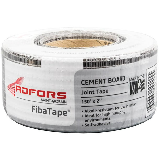 Fibatape Cement Board Tape 2-in x 150-ft Mesh Construction Self-Adhesive Cement